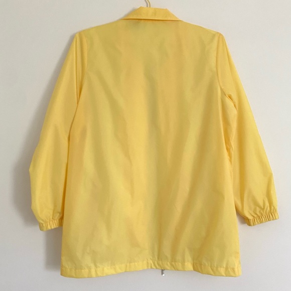 Vintage Blair Yellow Spring Floral Embroidered Windbreaker Sailing Rain Jacket S - Picture 8 of 8